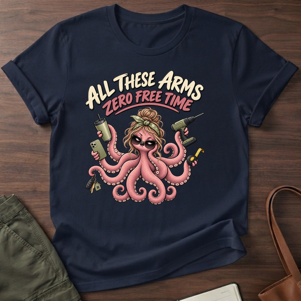 Zero Free Time T-Shirt - Navy